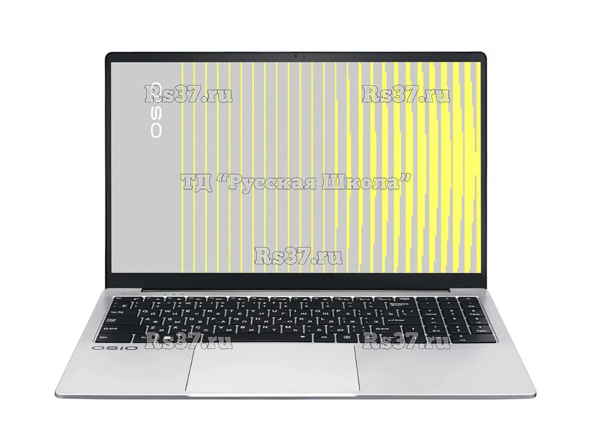 Ноутбук OSIO FocusLine F150i-008 F150I-008, 15.6", 2023, IPS, Intel Core i5 1155G7 2.5ГГц, 4-ядерный, 16ГБ DDR4, 512ГБ SSD, Intel Iris Xe graphics, Windows 11 Home, серый