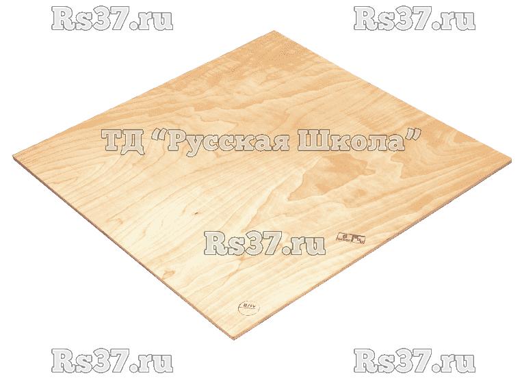 Лист фанеры, материалы для уроков труда и технологии ФК 1525х1525х10 мм сорт 3/4