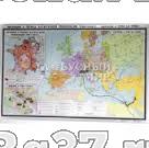 Учебная карта "Смутное время в России в начале XVII в" (матовое, 2-стороннее лам.)