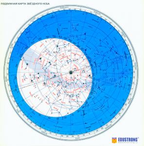 Карта звездного неба (подвижная)