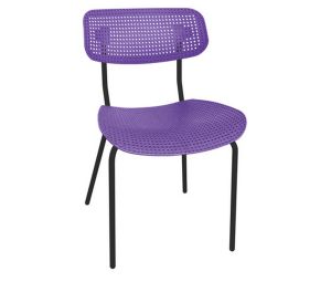 Стул для кабинета СM85М (ц.с.Фиолетовый, ц.н. Черный)